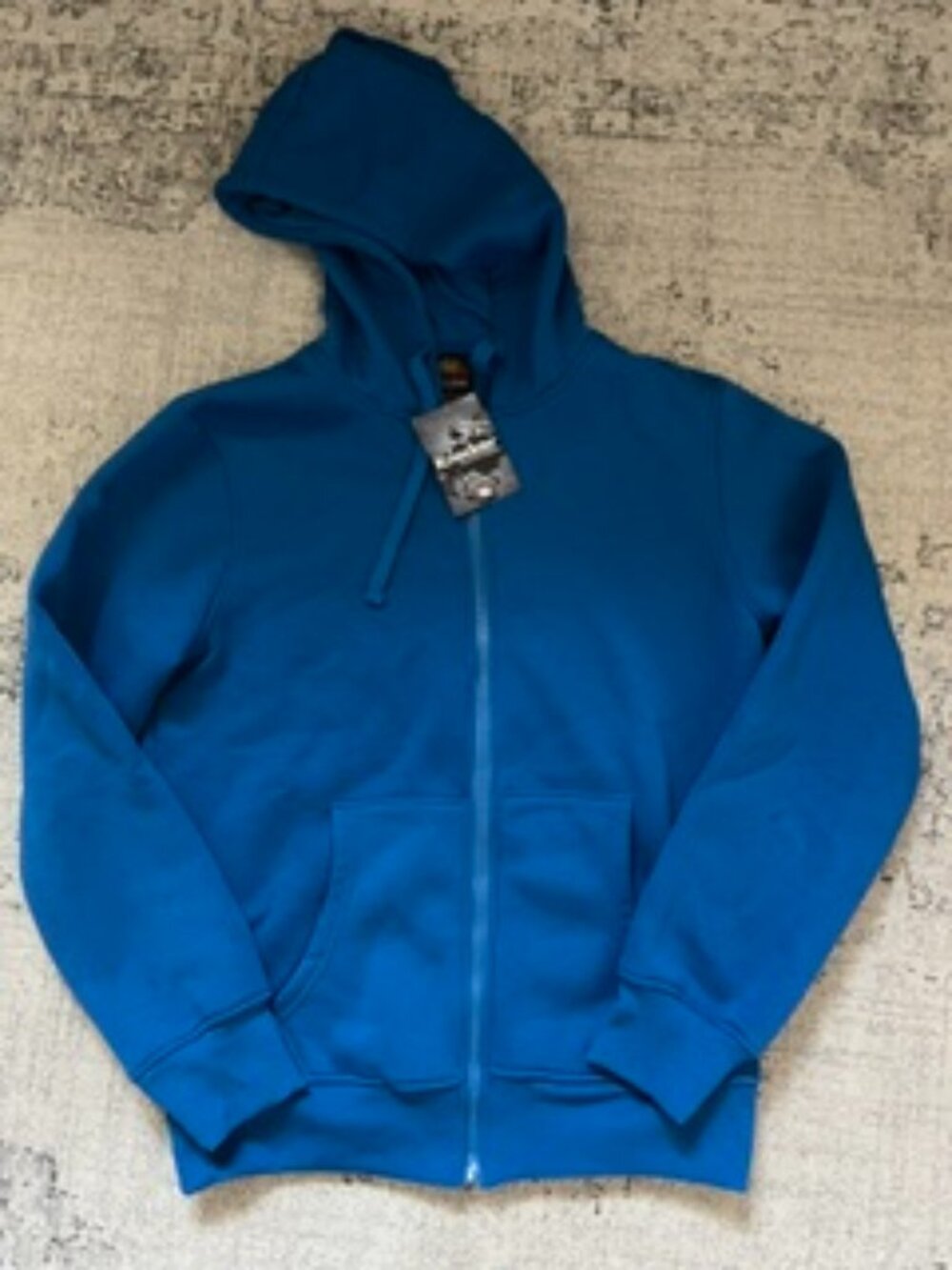 🧡3/$15  NWT Knocker Fleece Zipper Hoodie Blue M